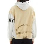 Ash Grey/Beige Satoshi Nakamoto Other Scenes Army Hoodie Back View