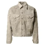 Beige Satoshi Nakamoto Mailbag Moto Jacket