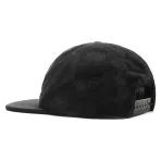 Black Satoshi Nakamoto Chainstitch Logo Hat Back