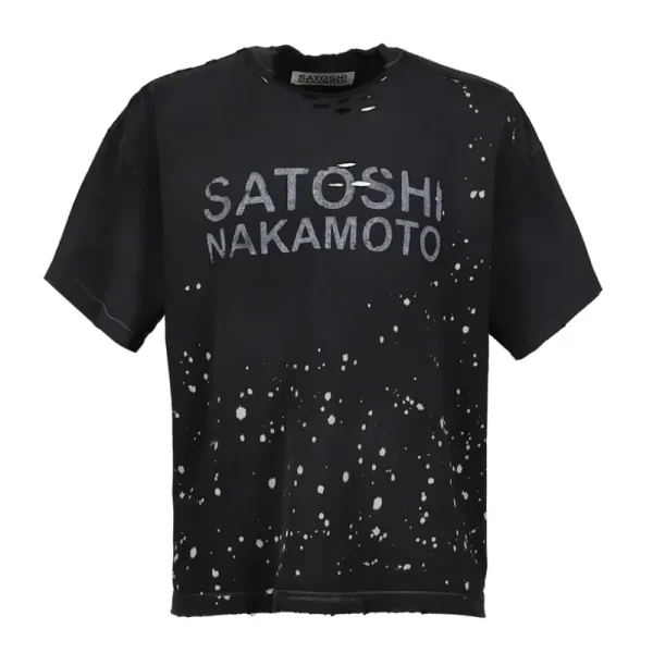 Black Satoshi Nakamoto Destroyed Luke T-shirt