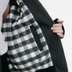 Black Satoshi Nakamoto Freedom Bomber Jacket Inside View