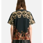 Black Satoshi Nakamoto Lost Boys Short Sleeve Tee Back Side