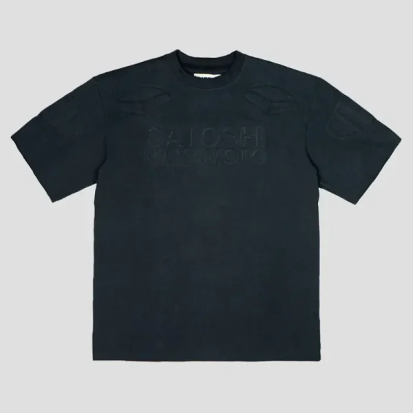 Black Satoshi Nakamoto Moto T-shirt