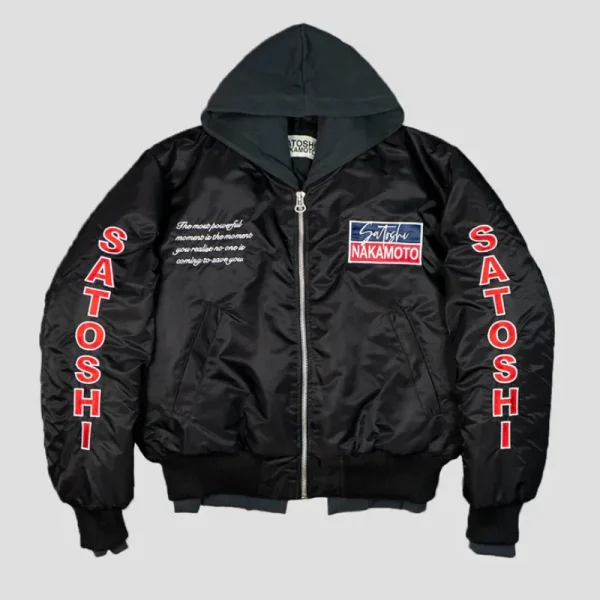 Black Satoshi Nakamoto Off Road Bomber