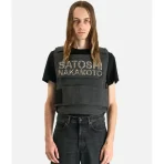 Black Satoshi Nakamoto Padded Vest