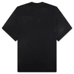 Black Satoshi Nakamoto Search Engine Short Sleeve Tee Back View