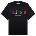 Black Satoshi Nakamoto Search Engine Short Sleeve Tee