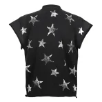 Black Satoshi Nakamoto Tyler Short Sleeve Tee Back View