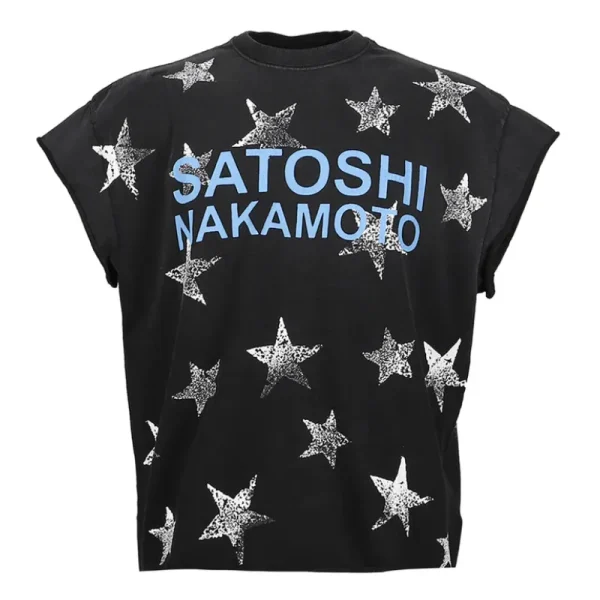 Black Satoshi Nakamoto Tyler Short Sleeve Tee