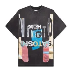 Black Satoshi Nakamoto Vintage Upside Tee