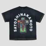 Black Satoshi Nakamoto Welcome to the Machine T-Shirt
