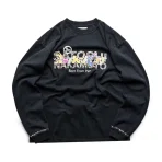 Black Sicko x Satoshi Nakamoto Studded Gradient L/S Tee