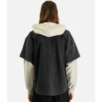 Black/Grey Satoshi Nakamoto Knapp Ranch Baseball Hoodie Back