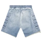 Blue Denim Satoshi Nakamoto Denim Moto Short Back