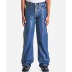 Blue Satoshi Nakamoto Argo Wax Denim Jeans