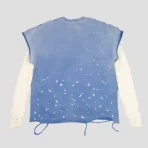 Blue Satoshi Nakamoto Luke Thermal T-shirt Back Side