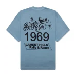 Blue Satoshi Nakamoto Rally T-shirt Back