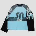 Blue Satoshi Nakamoto Satoshi Wings L/S T-Shirt