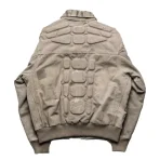 Brown Sicko x Satoshi Nakamoto Maverick Messenger Jacket Back