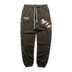 Brown Sicko x Satoshi Nakamoto Studded Gradient Sweatpants