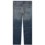 Dirty Blue Satoshi Nakamoto Enduro Denim Back