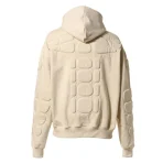 Dirty White Satoshi Nakamoto Moto Hoodie Back