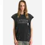 Faded Black Satoshi Nakamoto Road Rash Short Sleeve Tee