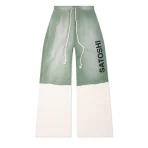 Green Satoshi Nakamoto Double Layer Sweatpants