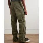 Green Satoshi Nakamoto Enduro Padded Denim Jeans Back View