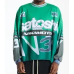 Green Satoshi Nakamoto Speedway Longsleeve