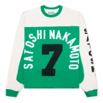 Green Satoshi Nakamoto Team USA Racer Crewneck