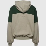 Green/Grey Satoshi Nakamoto Crossover Hoodie Back