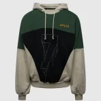 Green/Grey Satoshi Nakamoto Crossover Hoodie