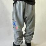 Grey Satoshi Nakamoto Tie Dye Collab Sweatpants Back