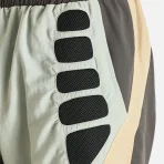 Grey/Cream Satoshi Nakamoto Tech Shorts Close-Up View