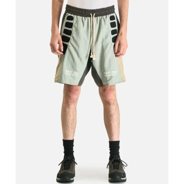 Grey/Cream Satoshi Nakamoto Tech Shorts