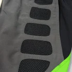 Grey/Green Satoshi Nakamoto Tech Mesh-Panelled Nylon Shorts Close-Up View