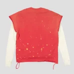 Red Satoshi Nakamoto Luke Thermal T-shirt Back Side