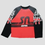 Red Satoshi Nakamoto Satoshi Wings L/S T-Shirt