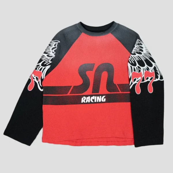 Red Satoshi Nakamoto Satoshi Wings L/S T-Shirt