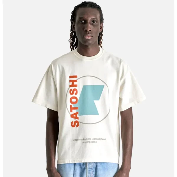 Vintage White Satoshi Nakamoto Second Phase Tee