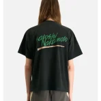 Washed Black Satoshi Nakamoto Good News Tee Back View