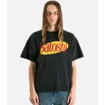 Washed Black Satoshi Nakamoto Sitcom Tee