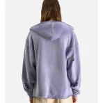 Washed Purple Satoshi Nakamoto Destructo Hoodie Back View