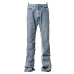 Washed Repair Blue Satoshi Nakamoto Reconstructed Denim Pant