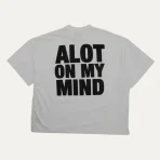 White Satoshi Nakamoto A Lot On My Mind T-Shirt Back View