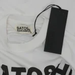 White Satoshi Nakamoto A Lot On My Mind T-Shirt Close-Up view