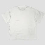 White Satoshi Nakamoto Destroyed Luke T-shirt Back View