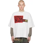 White Satoshi Nakamoto Distort T-shirt