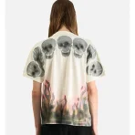 White Satoshi Nakamoto Lost Boys Short Sleeve Tee Back View